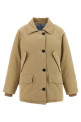 Fur collar jacket Beige