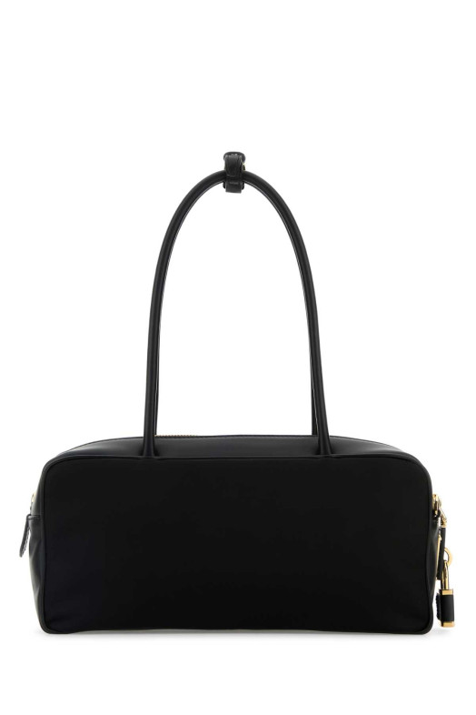 Black leather and Re-Nylon handbag Black PRADA (1BB133VODO2C8Q) Black leather and Re-Nylon handbag Black PRADA (1BB133VODO2C8Q)