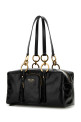 Black leather handbag Black PRADA (1BB1382CYR) Black leather handbag Black PRADA (1BB1382CYR)