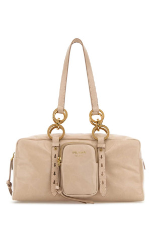 Кожаная сумка PRADA розового цвета (1BB1382CYR) Кожаная сумка PRADA розового цвета (1BB1382CYR)