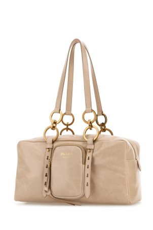 Кожаная сумка PRADA розового цвета (1BB1382CYR) Кожаная сумка PRADA розового цвета (1BB1382CYR)