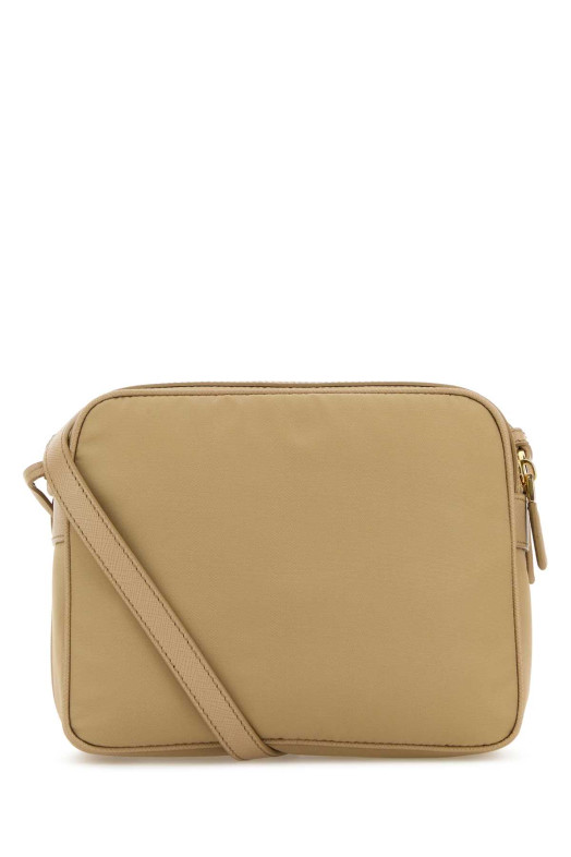 Бежевая сумка через плечо Re-Nylon PRADA (1BH218R064) Бежевая сумка через плечо Re-Nylon PRADA (1BH218R064)