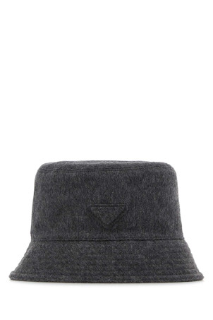 Dark grey felt bucket hat PRADA (1HC137C2O)