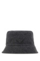 Dark grey felt bucket hat PRADA (1HC137C2O)