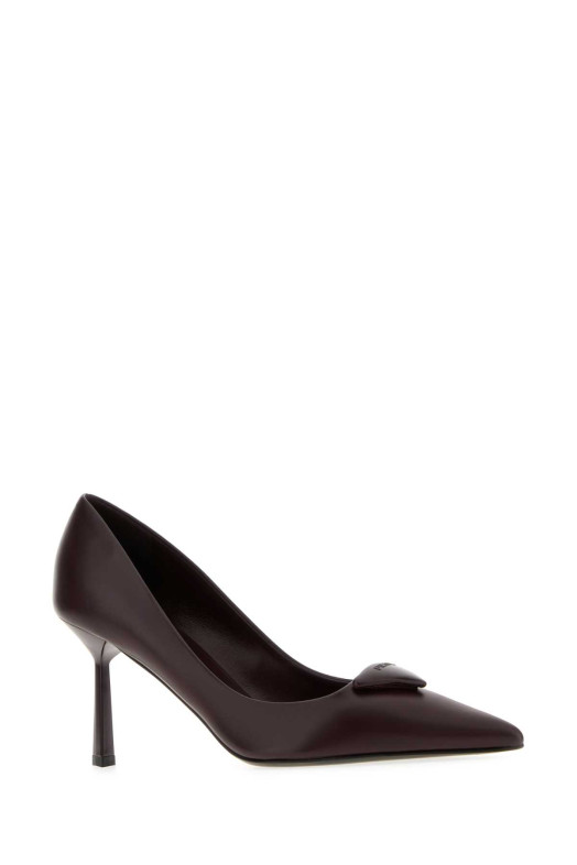 Aubergine leather pumps PRADA (1I928MF075055) Aubergine leather pumps PRADA (1I928MF075055)