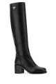Черные кожаные ботинки Black PRADA (1W228NF055070) Черные кожаные ботинки Black PRADA (1W228NF055070)