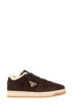 Brown suede Downtown sneakers PRADA (2EE364FA0003AZB)