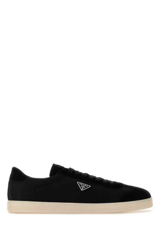 Black Re-Nylon and suede sneakers PRADA (2EE454FG000D7C)
