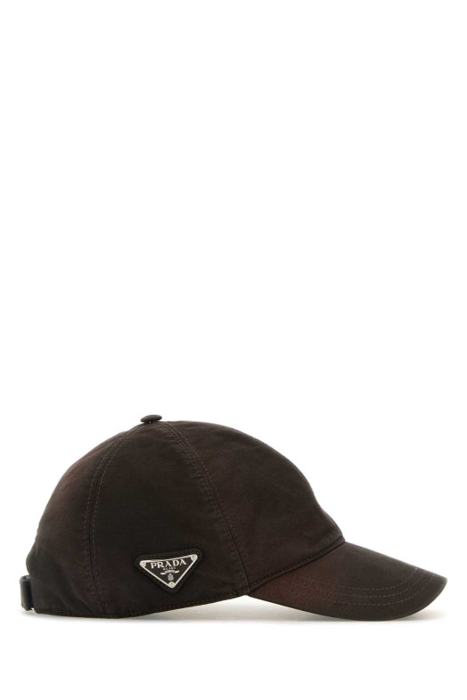 Brown cotton baseball cap PRADA (2HC27416IF) Brown cotton baseball cap PRADA (2HC27416IF)