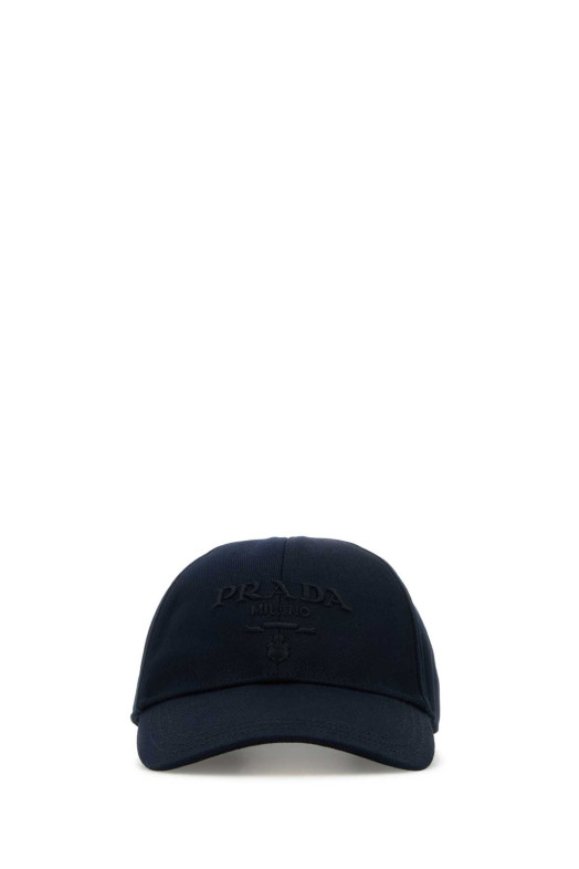 Navy blue drill baseball cap Blue PRADA (2HC2742CXL) Navy blue drill baseball cap Blue PRADA (2HC2742CXL)