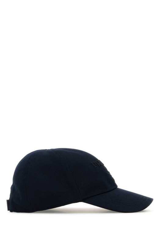 Navy blue drill baseball cap Blue PRADA (2HC2742CXL) Navy blue drill baseball cap Blue PRADA (2HC2742CXL)