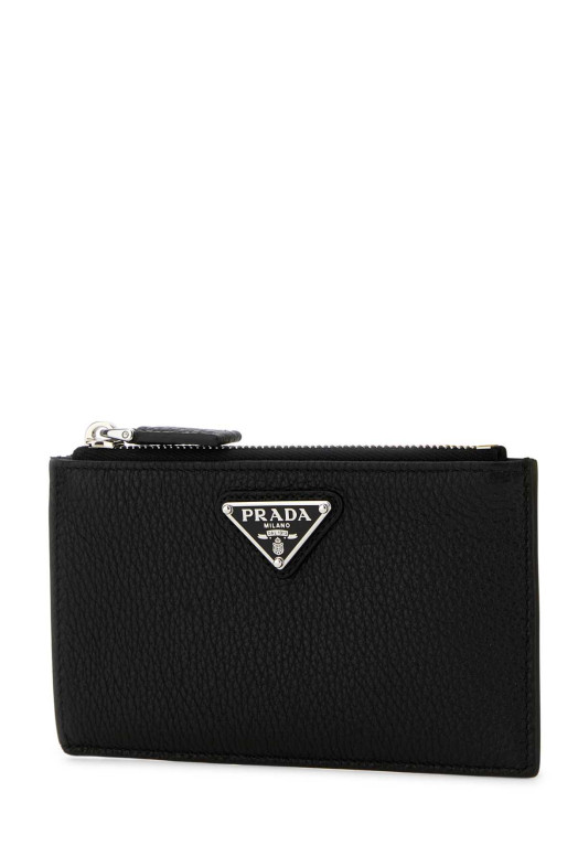 Black leather card holder Black PRADA (2MC0862E54) Black leather card holder Black PRADA (2MC0862E54)