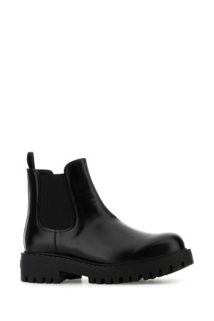 Black leather ankle boots Black PRADA (2TE211FG001B4L)
