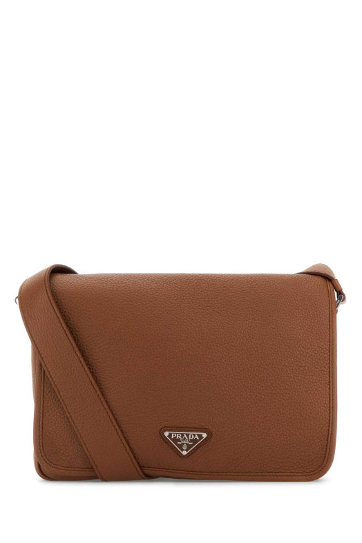 Caramel leather crossbody bag PRADA (2VD0752BBE)