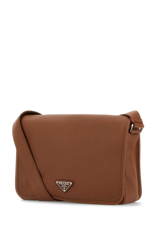 Caramel leather crossbody bag PRADA (2VD0752BBE)
