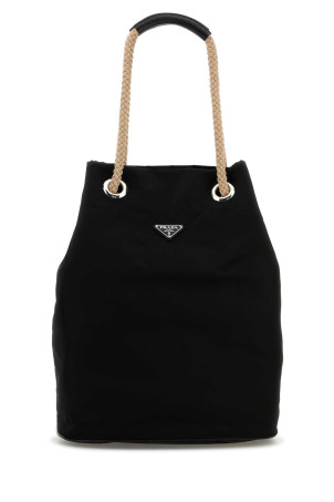 Black Re-Nylon shopping bag Black PRADA (2VG1332HG8)