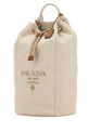 Sand canvas backpack PRADA (2VY0112CX9)