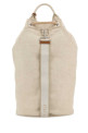 Sand canvas backpack PRADA (2VY0112CX9)