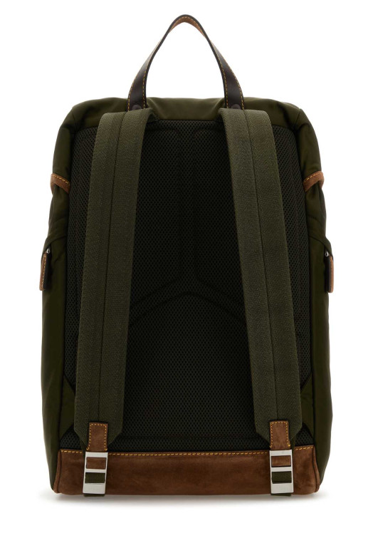 Olive green Re-Nylon backpack PRADA (2VZ135VHBF384)
