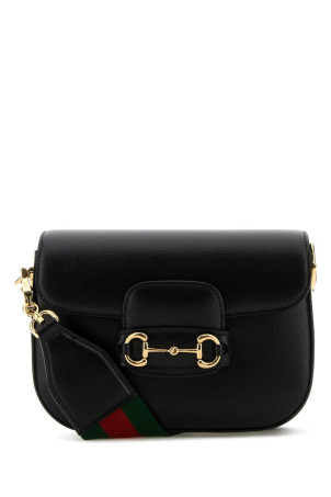 Black leather mini Horsebit 1955 crossbody bag GUCCI (65857418YSG) Black leather mini Horsebit 1955 crossbody bag GUCCI (65857418YSG)