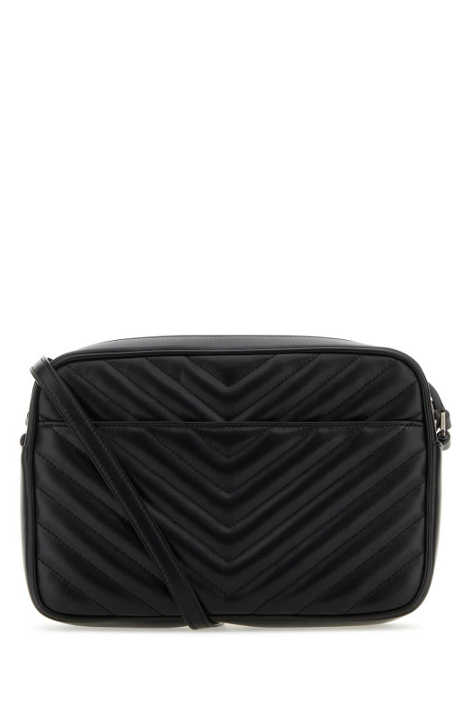 Black leather crossbody bag Black SAINT LAURENT (761554DV704)