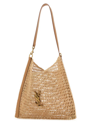 Бежевая сумка для покупок Oxalis из рафии и кожи SAINT LAURENT (773984GAAEB) Бежевая сумка для покупок Oxalis из рафии и кожи SAINT LAURENT (773984GAAEB)