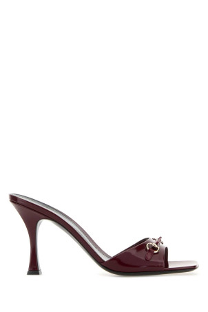 Burgundy leather mules GUCCI (832468CLG80) Burgundy leather mules GUCCI (832468CLG80)