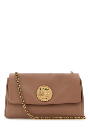 Antiqued pink leather medium Heritage shoulder bag Pink CHLOE (CH25AS584P75)