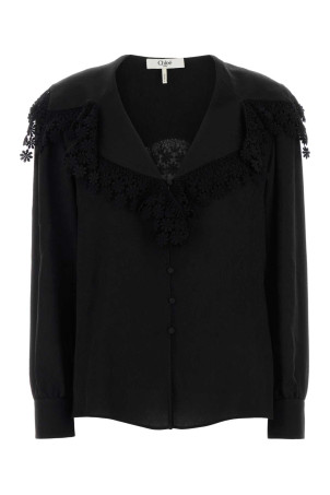 Black silk shirt CHLOE (CH25WHT15332)