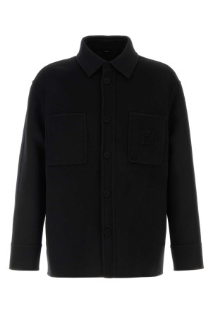 Black wool blend jacket FENDI (FW1500AVIX)