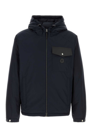 Midnight blue polyester Nohedes down jacket Blue MONCLER (K20911A00140549MF) Midnight blue polyester Nohedes down jacket Blue MONCLER (K20911A00140549MF)