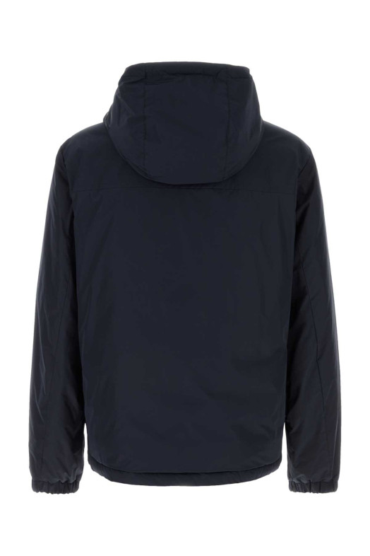 Midnight blue polyester Nohedes down jacket Blue MONCLER (K20911A00140549MF) Midnight blue polyester Nohedes down jacket Blue MONCLER (K20911A00140549MF)