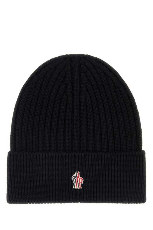 Black wool beanie hat Black MONCLER GRENOBLE (K20973B0000704761) Black wool beanie hat Black MONCLER GRENOBLE (K20973B0000704761)
