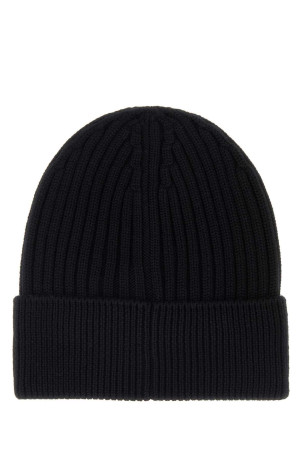 Black wool beanie hat Black MONCLER GRENOBLE (K20973B0000704761) Black wool beanie hat Black MONCLER GRENOBLE (K20973B0000704761)