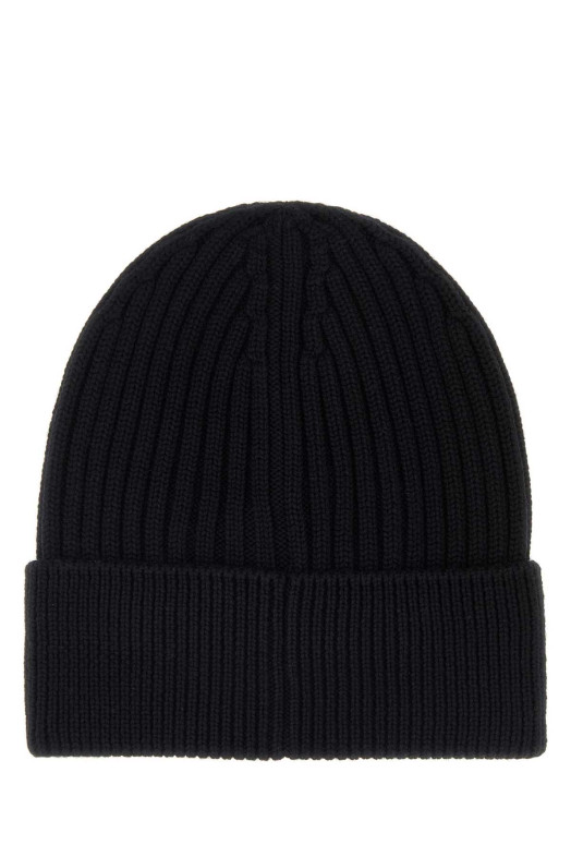 Black wool beanie hat Black MONCLER GRENOBLE (K20973B0000704761) Black wool beanie hat Black MONCLER GRENOBLE (K20973B0000704761)