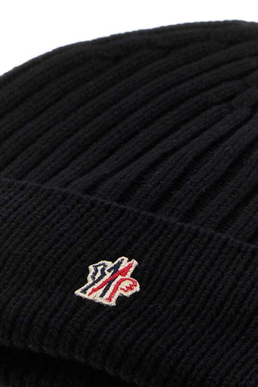 Black wool beanie hat Black MONCLER GRENOBLE (K20973B0000704761) Black wool beanie hat Black MONCLER GRENOBLE (K20973B0000704761)