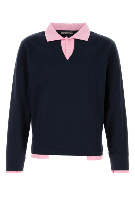 Черная хлопковая рубашка-поло Luis GIMAGUAS (LUISLSPOLO) Черная хлопковая рубашка-поло Luis GIMAGUAS (LUISLSPOLO)