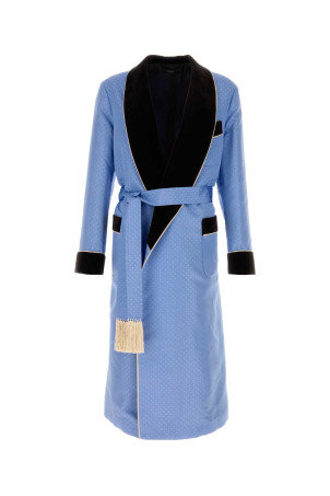 Шелковое пальто с вышивкой TOM FORD (RSR004FMS075) Шелковое пальто с вышивкой TOM FORD (RSR004FMS075)