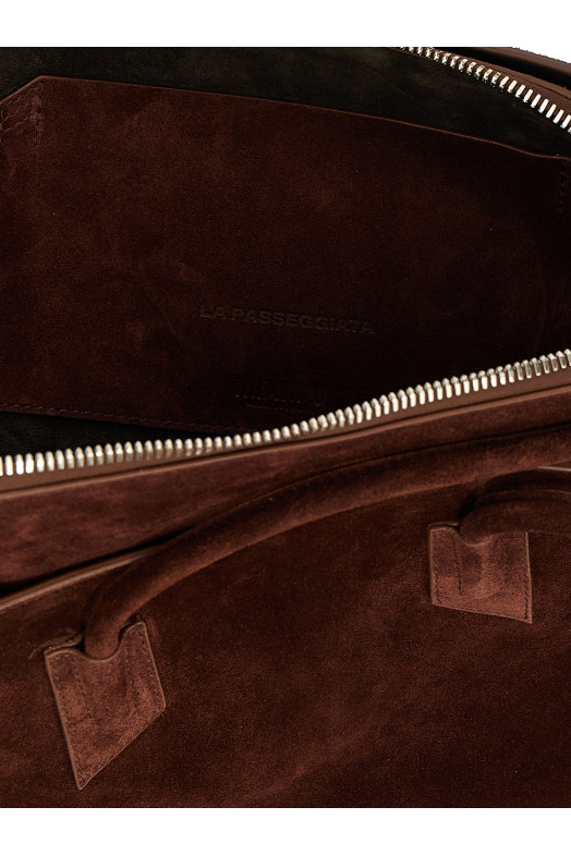 'La Passeggiata' shopping bag Brown 'La Passeggiata' shopping bag Brown