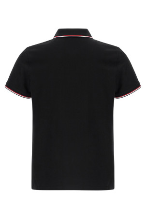 Piqué cotton polo shirt Black Piqué cotton polo shirt Black
