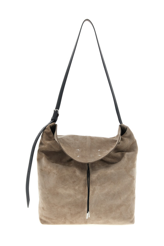 'Drawstring Hobo' small shoulder bag Beige 'Drawstring Hobo' small shoulder bag Beige