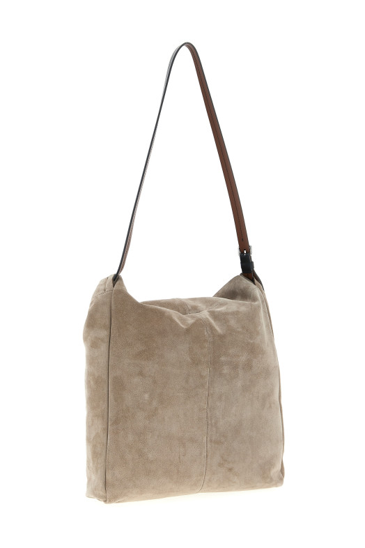 'Drawstring Hobo' small shoulder bag Beige 'Drawstring Hobo' small shoulder bag Beige