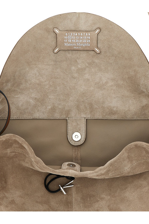 'Drawstring Hobo' small shoulder bag Beige 'Drawstring Hobo' small shoulder bag Beige