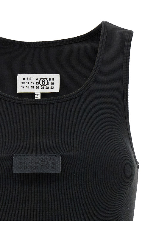 Майка «Numeric Signature MM6» Черная S52NL0075M20054900 Майка «Numeric Signature MM6» Черная S52NL0075M20054900