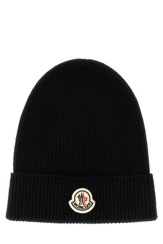 Шерстяная шапка Черная MONCLER K20913B70500A9342999 Шерстяная шапка Черная MONCLER K20913B70500A9342999