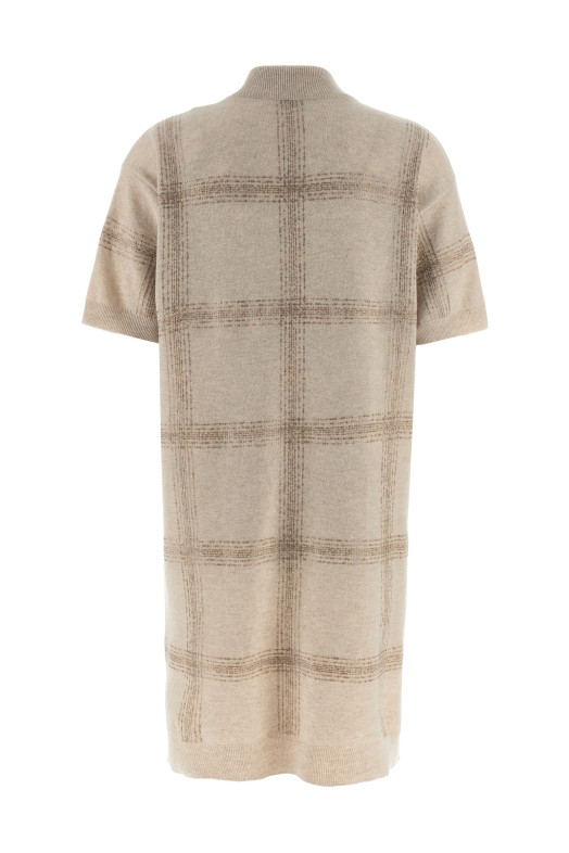 High neck dress Beige High neck dress Beige