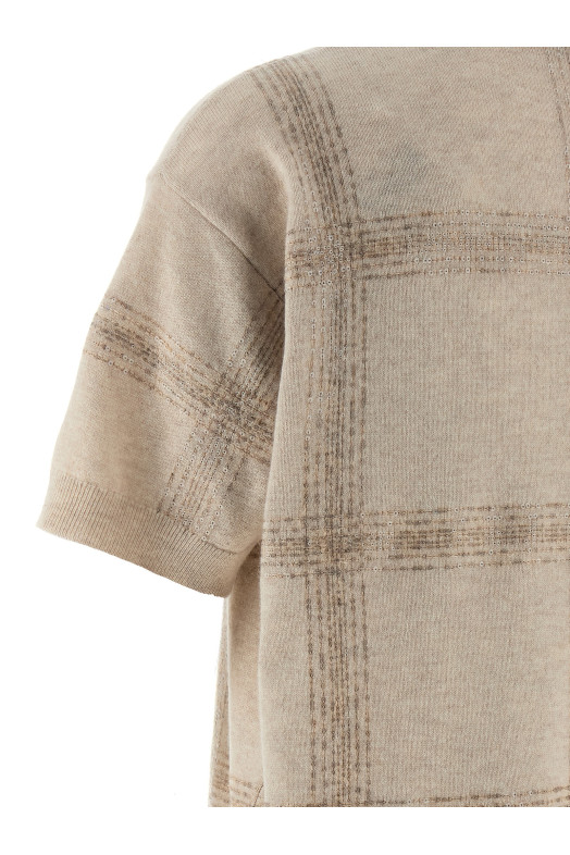 High neck dress Beige High neck dress Beige