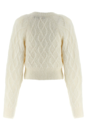 'Fluffy Knit' cardigan White 'Fluffy Knit' cardigan White