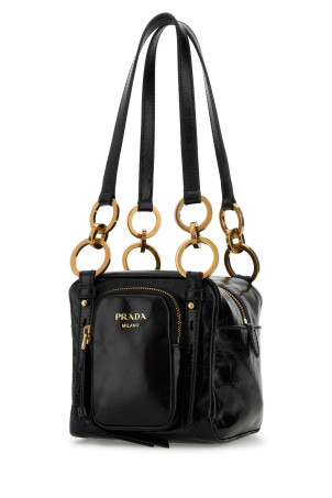 Black mini Prada Dangle handbag Black PRADA (1BB1372CYR) Black mini Prada Dangle handbag Black PRADA (1BB1372CYR)