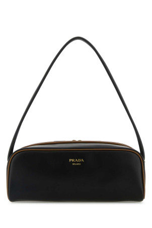 Black leather shoulder bag PRADA (1BC249ASK) Black leather shoulder bag PRADA (1BC249ASK)